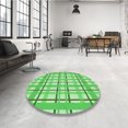 thumbnail image 4 of Ahgly Company Tapis Rectangulaire Lavable en Machine Vert Transitionnel, 7 Pieds x 10 Pieds, 4 of 7