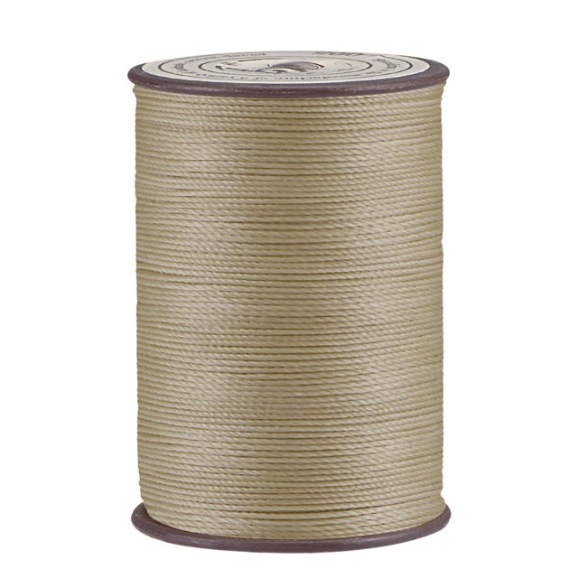 Unique Bargains Thin Waxed Thread 93 Yards 0.65mm Polyester String Cord for Machine Sewing Hand Quilting Weaving, Khaki