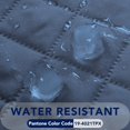 thumbnail image 4 of 2024 Reversible Quilted Sofa Cover  Water Resistant Slipcover Furniture Protector  Washable Couch Cover with Non Slip Foam and Elastic Straps for Kids  Dogs  Pets (Small  Pink/Beige), 4 of 7