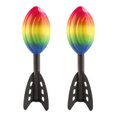 thumbnail image 1 of LOVEVER 2 Pcs Hurleur de Football Longue Distance Mousse pour Lancer Jeu Plage, 1 of 8