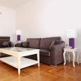 thumbnail image 2 of Elegant Designs 2 Pack Modern Leather Table Lamps with White Fabric Shades, 2 of 3
