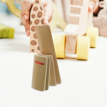 VERDANVERSE Claquettes Allegro en Bambou 4 Pcs pour Consolidation d'Équipe et Performance sur Scène pour Enfants