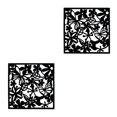 thumbnail image 1 of ZheElen 4piece Lightweight Hanging Divider Screens For Versatile Space Foldable Black Butterflies 2Set, 1 of 6