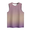 thumbnail image 4 of Plebaso Débardeurs 2025 pour Femmes Sans Manches à Col Rond T-Shirts Décontractés à Imprimé Dégradé Blouses d'Été T-Shirts, 4 of 4