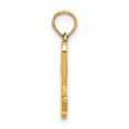 thumbnail image 2 of Diamond2Deal 14K Yellow Gold Script Letter L Initial Pendant for Women (L- 0.74inch, W- 0.41inch), 2 of 6