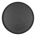 thumbnail image 2 of Plateau de Service Rond, Assiette de Service Noire Plateau à Thé en Bois pour la Maison pour la Cuisine 24 cm, 2 of 8