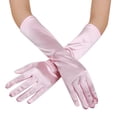 thumbnail image 1 of Gants Longs en Satin pour Femmes Opera Mariage Soirée Nuptiale Fête Bal Gants PK, 1 of 1
