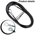 thumbnail image 3 of Mosiee 1.5M/2.5M/10Ft Fitness Cable Pulley Machine System Heavy Duty Steel Wire Rope For Home Gym Pull Down Weight Lifting Workout Body, 3 of 9