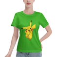 thumbnail image 1 of T-Shirt Basique à Manches Courtes pour Femmes Pikachu, 1 of 6