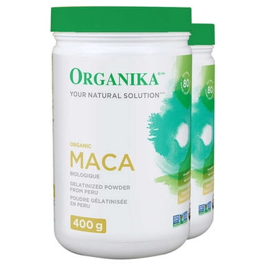 Organika Certified Organic Gelatinized Maca Powder 2 x 400g