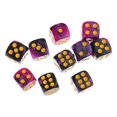 thumbnail image 1 of lionlar Acrylic Six Sided Dices Set Party Role Playing Table Games Black, 1 of 6
