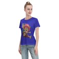 thumbnail image 4 of Women's Basic Short Sleeve T-Shirt One Piece Chopper, 4 of 6