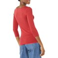 thumbnail image 3 of walmart Essentials Womens 3/4 Sleeve Boatneck T-Shirt, 3 of 4