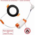 thumbnail image 5 of 2 Inch LED Recessed Lighting Dimmable Downlight 3W(35W Equivalent) 3000K Warm White Black LED Recessed Light with LED Driver (1 Pack), 5 of 5