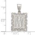 thumbnail image 3 of 925 Sterling Silver Dainty Letter W Initial Name Monogram Necklace Charm Pendant, 3 of 8