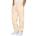 thumbnail image 1 of Kcodviy Mens Hip Hop Pants Mens Workout Pants with Pockets Casual Solid Color Track Pants Mens Big and Tall Cuff Lace Up Workout House Pants with Pocket, 1 of 3