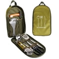 thumbnail image 1 of Ensemble de 8 Pcs Outil de Cuisine Vaisselle Batterie de Cuisine Sac de Rangement Pique-Nique en Plein Air pour Cuisine Randonnée Voyage Pochette Sacs Fourniture Coloré/8 Pcs/ensemble, 1 of 8