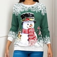 thumbnail image 3 of QualitChoice Chandail Confortable pour Femmes Tissu Doux et Confortable T-Shirt de Noël Per. D 2TG, 3 of 6