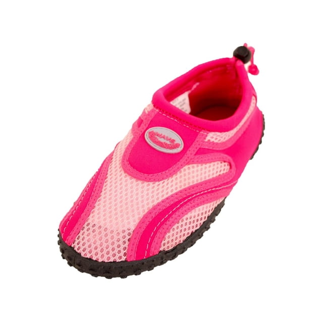Women's Drawstring Aqua Sock Adjustable Water Shoe Beach Slip On