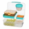 thumbnail image 3 of Sistema To Go Collection Boîte Bento et Contenant de Rangement pour Aliments, 6,9 Tasses, Transparent, Clips de Couleurs Assorties, 1,65 L, Couleurs Pouvant Varier., 3 of 4