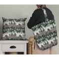 thumbnail image 5 of Soimoi Green Silk Fabric Car & Pine Tree Nature Print Fabric by Yard 42 Inch Wide, 5 of 5
