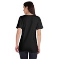 thumbnail image 3 of Inkmeso T-Shirt Basique à Col Rond pour Femmes, Manches Courtes, Coupe Régulière, Long Tee, Haut d'Entraînement, 3 of 8