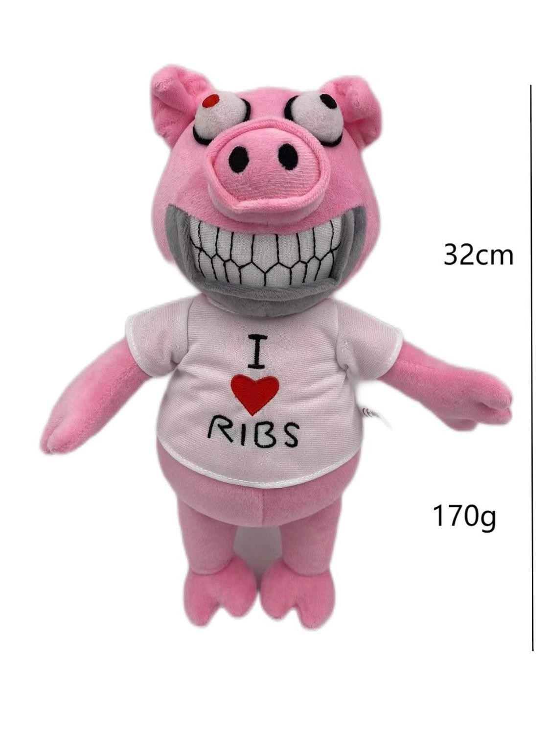 Dark Deception Plush Plush Toy, Pink Pig Doll-SinKeeU