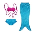 thumbnail image 1 of Kmbangi Bikini Doux à Queue de Sirène Chic et à la Mode pour Bébés Filles, Nageable, 1 of 1