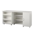 thumbnail image 2 of Bureau de bricolage pivotant Arleta d’Ameriwood Home, blanc, 2 of 9
