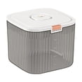 thumbnail image 1 of Lksixu Airtight Rice Dispenser -Cover Rice Bucket For Cereal Grain Flour Rice Beans Pet Grain Countertop Large Rice Storage Container With Lid- Proof Household Cereal Storage Bin Organizer and Storage, 1 of 8