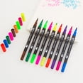 thumbnail image 2 of yeacher 36 Colors Dual Tip Brush Pens Art Markers Set Brush and Fine Tips Colored Pens for Children Adults Artists Drawing Sketching Coloring Calligraphy Hand Lettering Journaling Planner Art Projects, 2 of 8