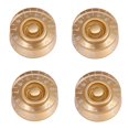 thumbnail image 1 of Luckyn 4 Pcs Multi Color LP Electric Guitar Volume Tone Knob Top Hat Speed Control Guitar Knobs Gold, 1 of 7
