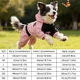 thumbnail image 3 of Small Winter Coat With Hood 4 Legs Covered Winter Snowsuit For Adjustable Warm Jacket For Small Pet Clothes Hangers Metal Pet Clothes for Medium Dogs Boys Pet Clothes for Large Dogs Pet Clothes for, 3 of 6