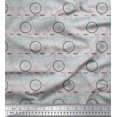 thumbnail image 1 of Soimoi Polyester Crepe Fabric Bicycle Transport Fabric Prints by Yard 52 Inch Wide, 1 of 2