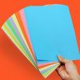 thumbnail image 4 of Coloured Paper Sheets Assorted Color 100 Sheets 11.7x8.3x0.004in, 4 of 5