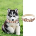 thumbnail image 1 of WIFKLSIIPG Cat Collar Pet Collar Light Ring Reflective Cat Instagram Wind Leather Check Dog Collar, 1 of 3
