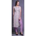 thumbnail image 4 of Bimba Kurti d'Été Sans Manches Imprimé Robe Tunique Droite pour Femmes, 4 of 6