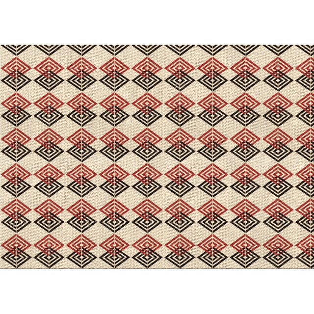 Ahgly Company Machine Washable Indoor Rectangle Transitional Vanilla Gold Area Rugs, 7' x 10'