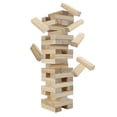 thumbnail image 1 of Hathaway Block Out Wood Stacking, Collapsing Game with Rip-Resistant Bag, 54 Handcrafted Pine Blocks, 1 of 6