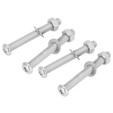 Swimming Pool Step Screw 4 Sets Universal Underwater Ladder Fastener Bolts Nut Fastener Parts G1/8in