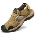 thumbnail image 2 of Mens Sandals Outdoor Mens Leather Non-Slip Anti-Kick And Anti-Collision Beach Sandals, 2 of 2