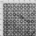 thumbnail image 3 of oneOone Cotton Cambric Navy Gray Fabric Circle Craft Projects Decor Fabric Printed By The Yard 42 Inch Wide, 3 of 4