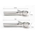thumbnail image 3 of Stainless Steel Ice Cream Spoon Scooper | Multi-Function Fruit Scoop | Home Kitchen Restaurant Dessert Utensil for Scooping Gelato, Melon Balls, and Soft Serve, 3 of 9