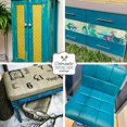 thumbnail image 2 of COLORANTIC | Mermaid Chalk Paint for Furniture | A deep and vivid turquoise blue | 16 oz, 2 of 5
