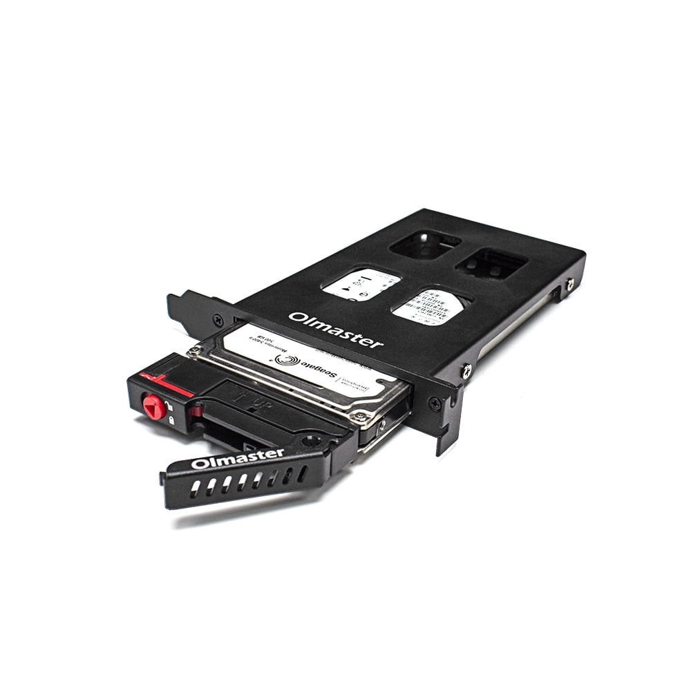 OImaster 2.5inch PCI Hard Disk Bay Key Lockable Metal 2.5'' Hard Disk/SSD Bay