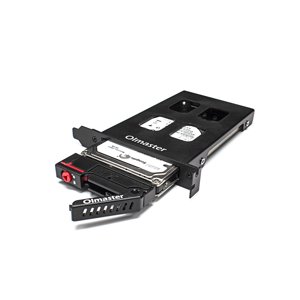 OImaster 2.5inch PCI Hard Disk Bay Key Lockable Metal 2.5'' Hard Disk/SSD Bay