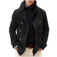 thumbnail image 1 of Pisexur Jean Jacket for Men, Fashion Mens Denim Jacket Washed Classic Casual Distressed Ripped Slim Fit Trucker Jacket, 1 of 3