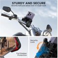 thumbnail image 4 of Miracase Bike Motorcycle Phone Holder, [1s Quick Lock] Bicycle Phone Mount Handlebar Cell Phone Clamp for Scooter, Compatible with iPhone Samsung Google, 4 of 6
