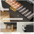 thumbnail image 4 of Kojooin 5 Drawer Wood Dresser, Tall Modern Storage Chest with Gold Handles for Bedroom, Living Room, Closet, 4 of 7