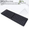 thumbnail image 4 of Foldable BT Keyboard,67 Keys Pocket Folding Keyboard with Stand Rechargeable Ultra Slim Folding Keyboard Magnetic Slim Universal Portable Cordless Keyboard for Phone Tablet Laptop, 4 of 7